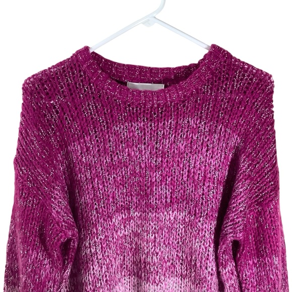 Heartloom Ombre Crewneck Chunky Knit Sweater - Picture 2 of 11